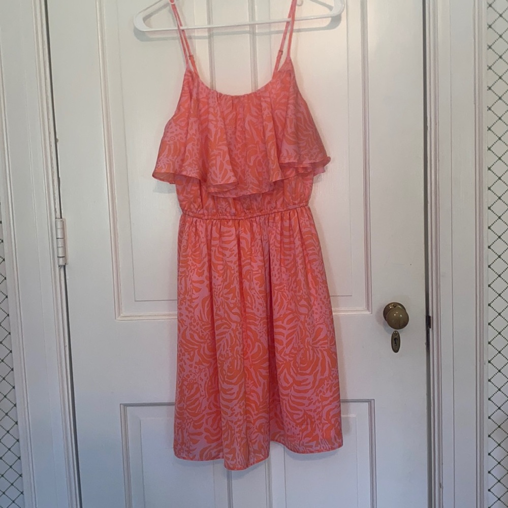 XS Pink and Orange Lilly Pulitzer Dress